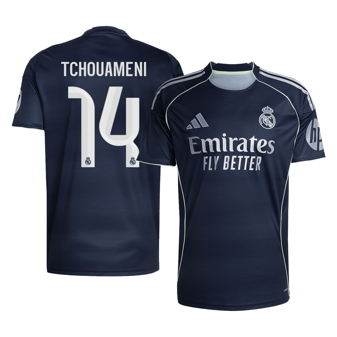 TCHOUAMENI #14 Madridi Real Võõrsilvorm Särk 2025/26 - Kvaliteetne