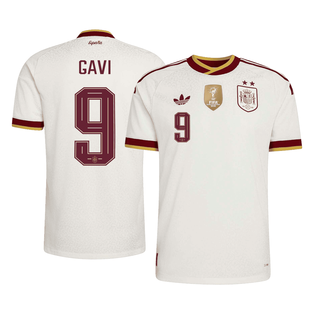 GAVI #9 Hispaania Võõrsilvorm Särk Champion Edition 2026 - 2 Stars 2026 Autentne