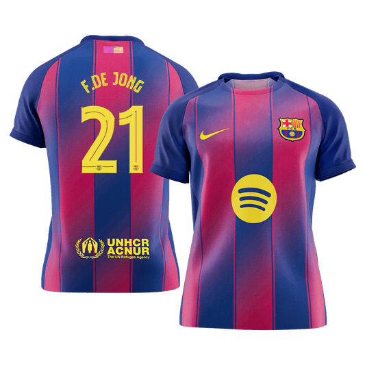 F.DE JONG #21 FC Barcelona Koduvorm Särk 2025/26 - UCL - Kvaliteetne