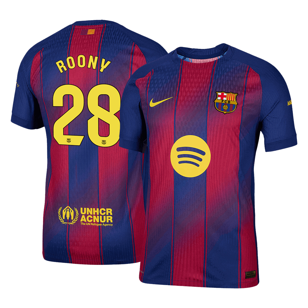 ROONY #28 FC Barcelona Koduvorm Särk 2025/26 Autentne