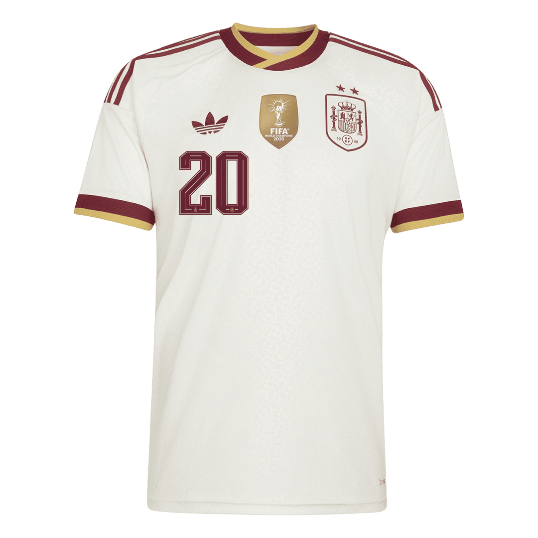 PEDRI #20 Hispaania Võõrsilvorm Särk Champion Edition 2026 - 2 Stars 2026