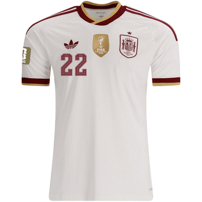 CUBARSÍ #22 Hispaania Võõrsilvorm Särk Champion Edition 2026 - 2 Stars 2026 Autentne