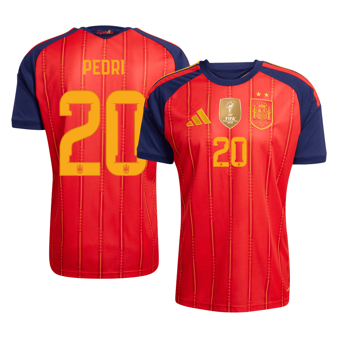 PEDRI #20 Hispaania Koduvorm Särk Champion Edition 2026 - 2 Stars 2026