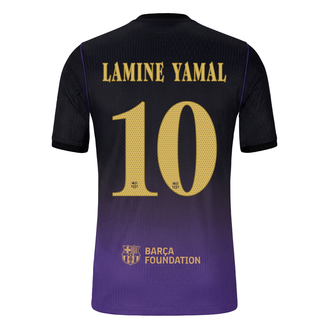 LAMINE YAMAL #10 Barcelona Võõrsilvorm Särk 2026/27 Autentne - UCL
