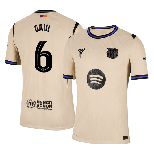 GAVI #6 FC Barcelona Võõrsilvorm Särk 2025/26 Autentne - UCL