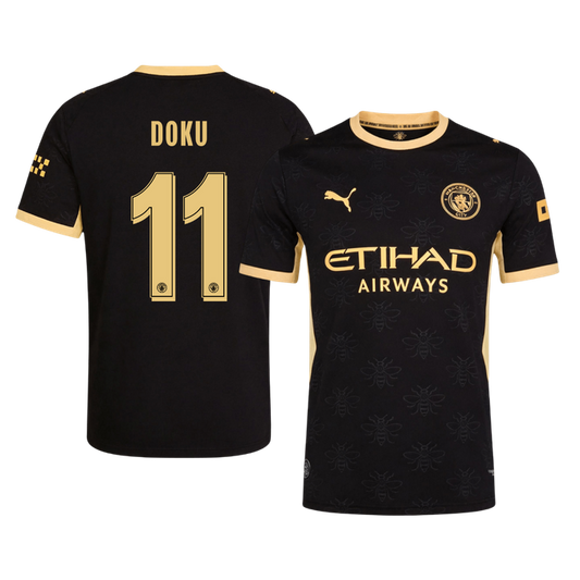 DOKU #11 Manchester City Võõrsilvorm Särk 2026/27 Autentne - UCL