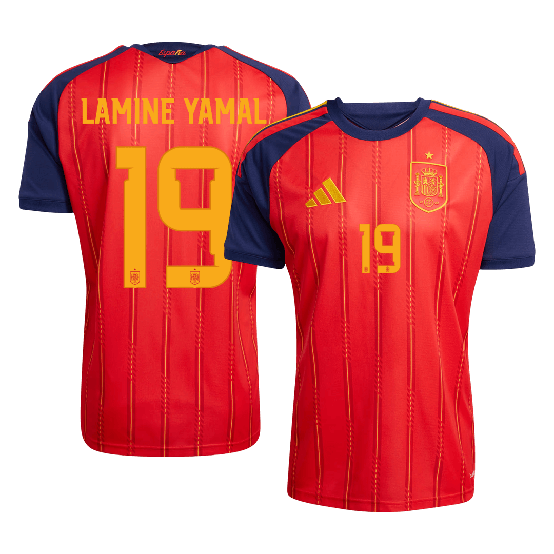 LAMINE YAMAL #19 Hispaania Koduvorm Särk 2026 - Kvaliteetne
