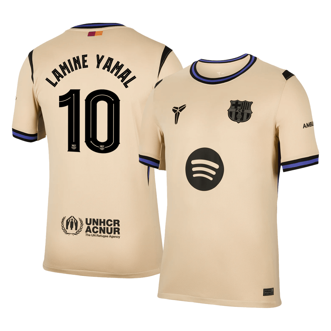 LAMINE YAMAL #10 FC Barcelona Võõrsilvorm Särk 2025/26 - UCL