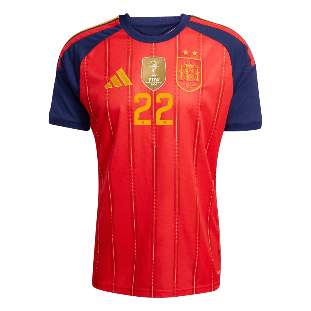CUBARSÍ #22 Hispaania Koduvorm Särk Champion Edition 2026 - 2 Stars 2026 Autentne