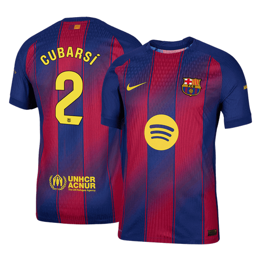 CUBARSÍ #2 FC Barcelona Koduvorm Särk 2025/26 Autentne