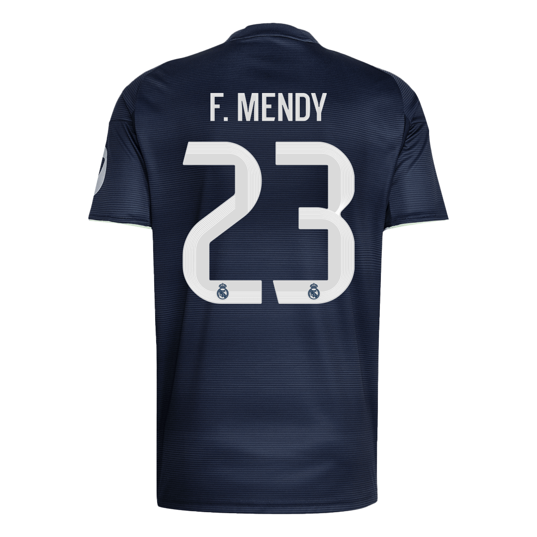 F.MENDY #23 Madridi Real Võõrsilvorm Särk 2025/26 - Kvaliteetne
