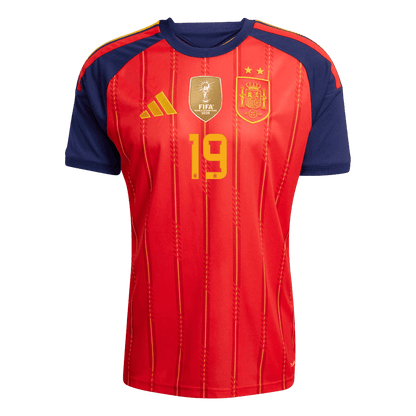 LAMINE YAMAL #19 Hispaania Koduvorm Särk Champion Edition 2026 - 2 Stars 2026 Autentne