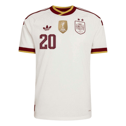 PEDRI #20 Hispaania Võõrsilvorm Särk Champion Edition 2026 - 2 Stars 2026 Autentne