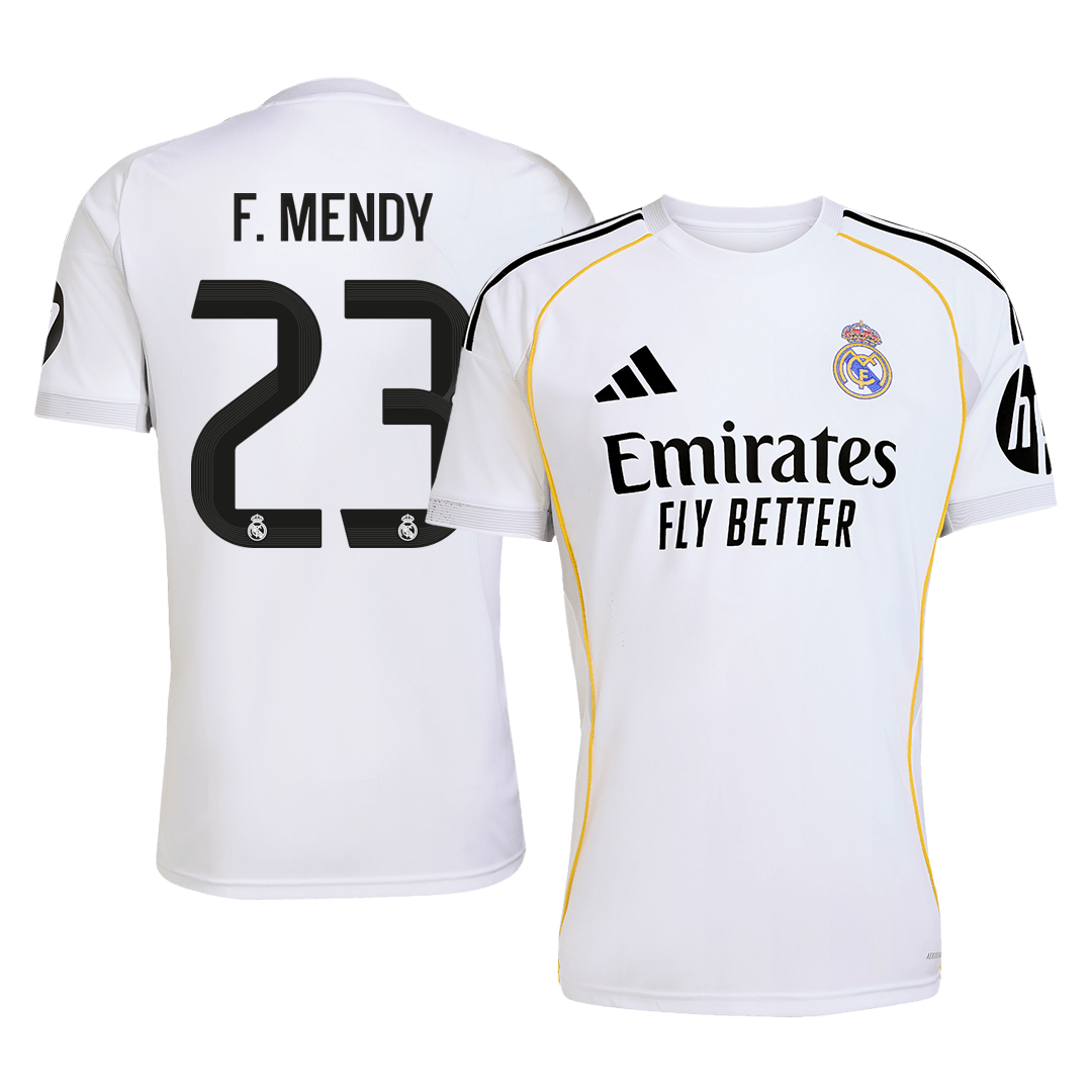 F.MENDY #23 Madridi Real Koduvorm Särk 2025/26 - Kvaliteetne