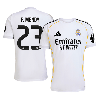 F.MENDY #23 Madridi Real Koduvorm Särk 2025/26 - Kvaliteetne