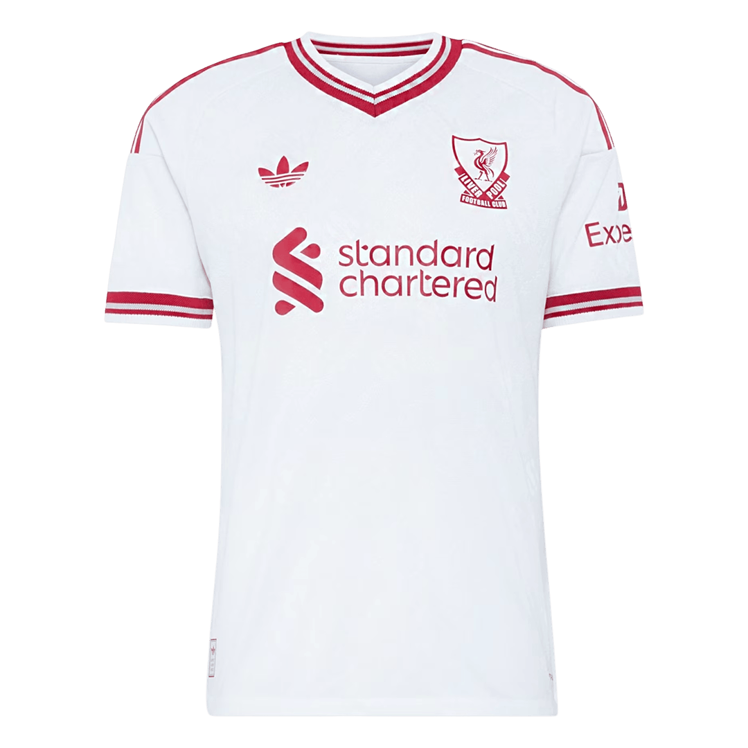 VIRGIL #4 Liverpool Võõrsilvorm Särk 2026/27 Autentne - UCL