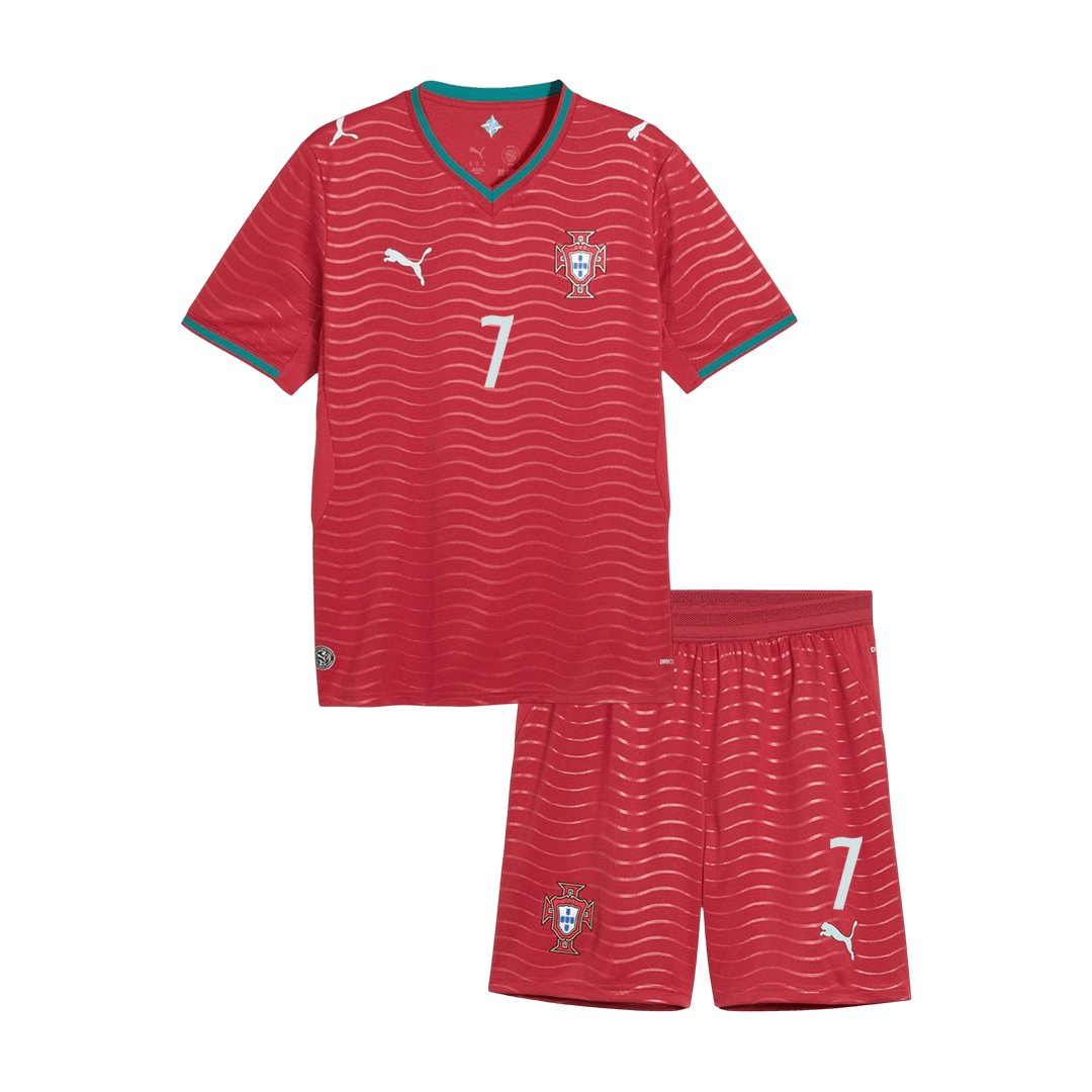 RONALDO #7 Portugal Koduvorm Laste Jalgpallikomplekt 2026 - Kvaliteetne