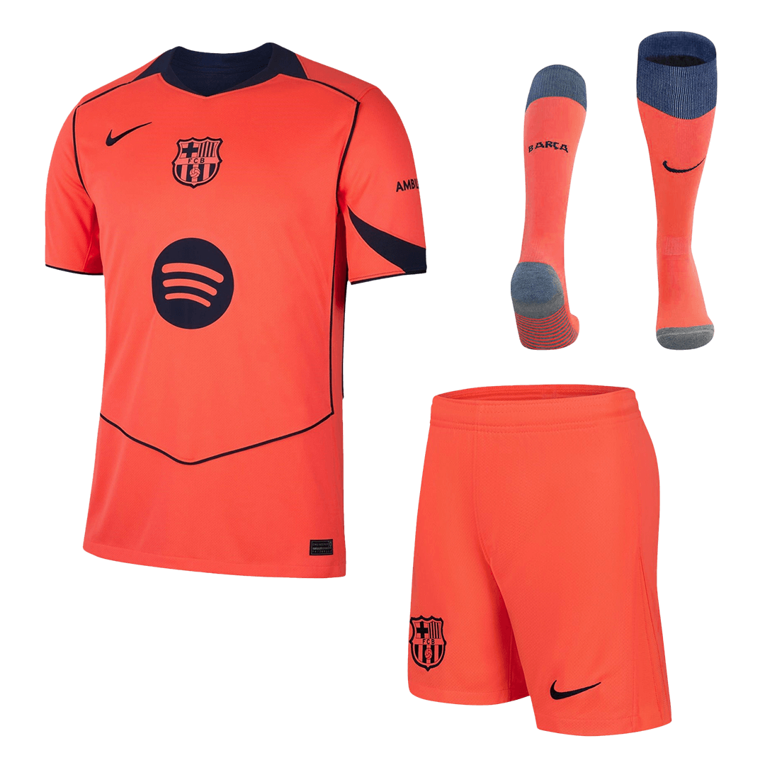 FC Barcelona Kolmas Jalgpallikomplekt 2025/26