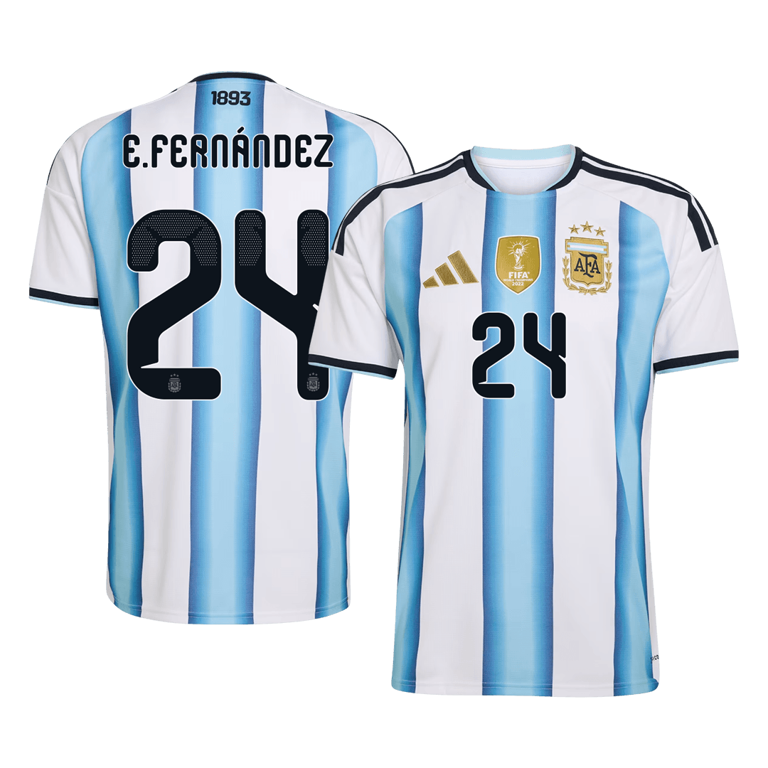 E. FERNÁNDEZ #24 Argentina Koduvorm Särk 2026 - Kvaliteetne