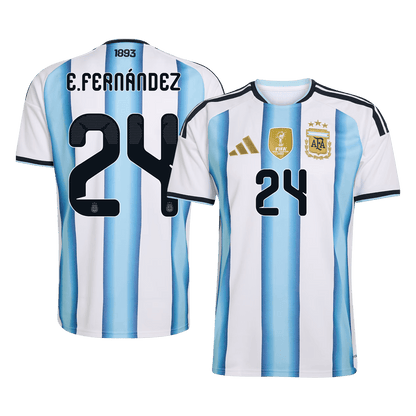 E. FERNÁNDEZ #24 Argentina Koduvorm Särk 2026 - Kvaliteetne