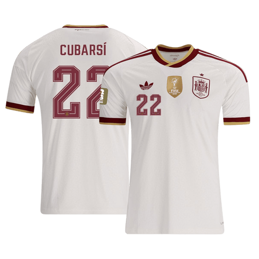 CUBARSÍ #22 Hispaania Võõrsilvorm Särk Champion Edition 2026 - 2 Stars 2026 Autentne