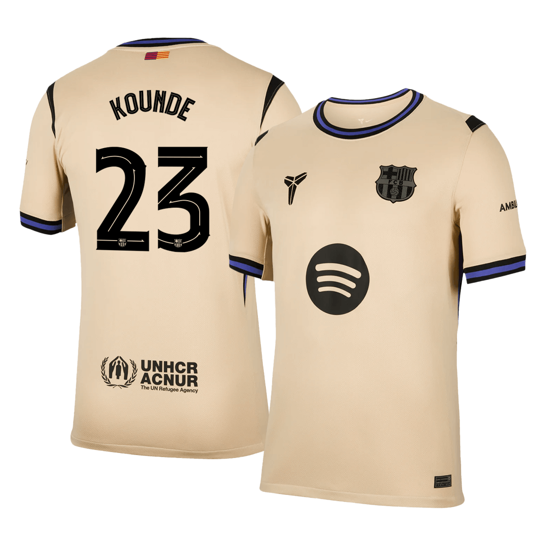 KOUNDE #23 FC Barcelona Võõrsilvorm Särk 2025/26 - UCL