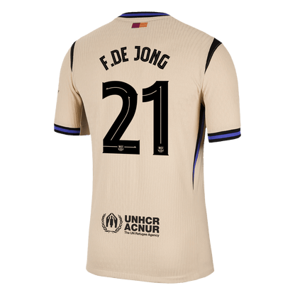 F.DE JONG #21 FC Barcelona Võõrsilvorm Särk 2025/26 Autentne - UCL